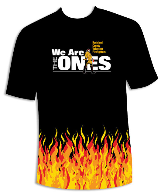Canned Fire Volunteer Firefighter Recruitment and Retention Campaigns - We're The Ones - T-shirt